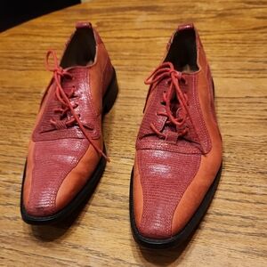 Giorgio Brutini Salmon Oxfords Size 7M